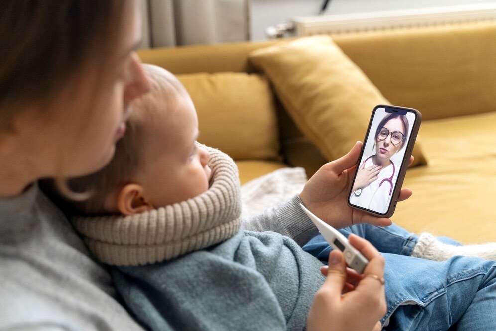 Telemedicina com medico em atendimento remoto